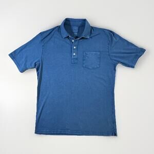 johnnie-O Mens Blue short sleeve polo shirt size M